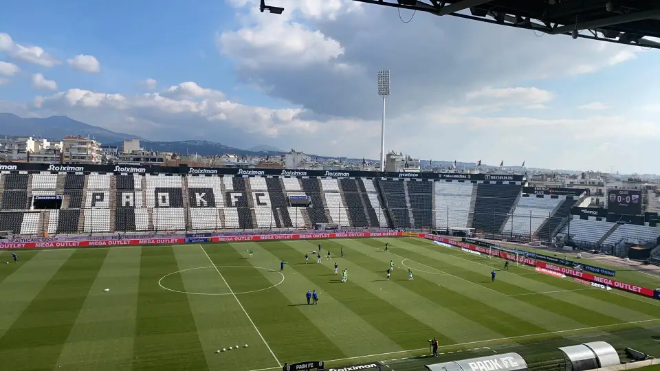 Άποψη του γηπέδου της Τούμπας, Φεβρουάριος 2021